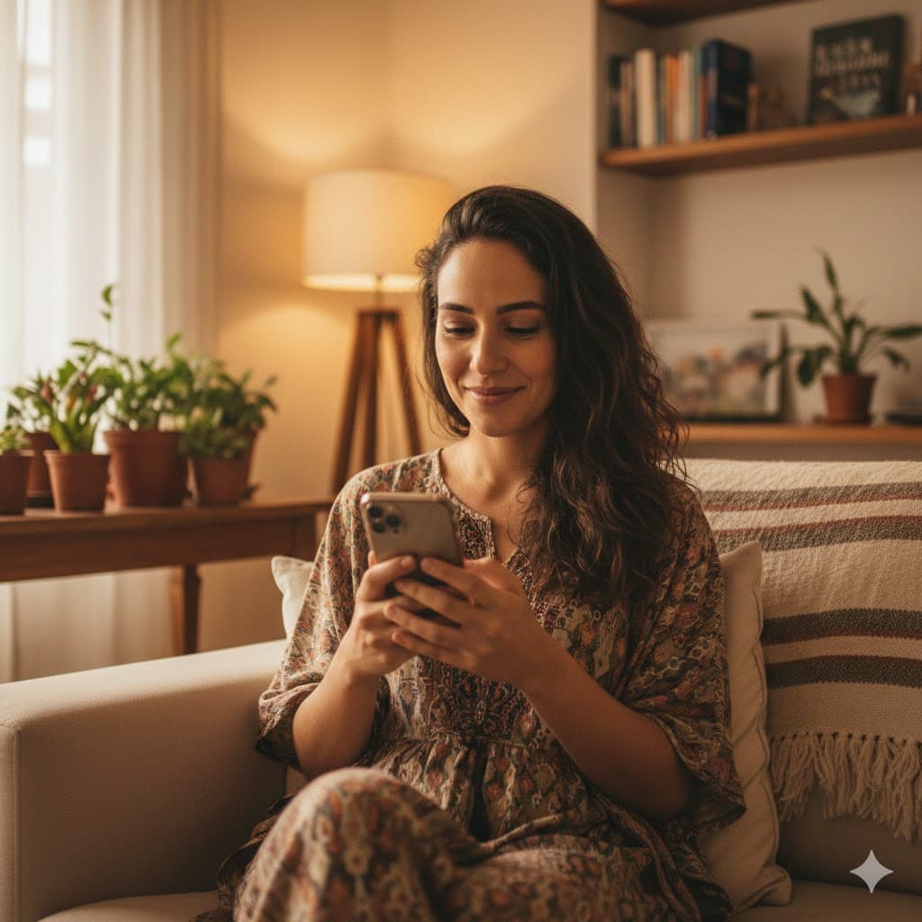 Profissional do mercado imobiliário usando IA